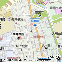 兵庫県豊岡市城南町10-10周辺の地図