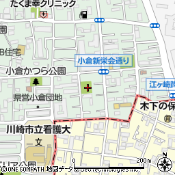 東小倉公園周辺の地図