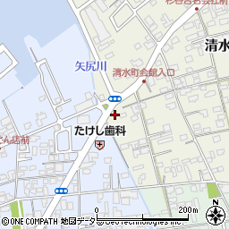 鳥取県境港市清水町888周辺の地図