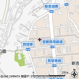 日本工営綱島寮周辺の地図