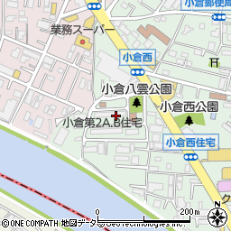 神奈川県川崎市幸区小倉5丁目32周辺の地図
