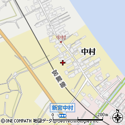 京都府宮津市中村208周辺の地図