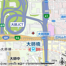 神奈川いすゞ自動車株式会社　川崎営業所周辺の地図