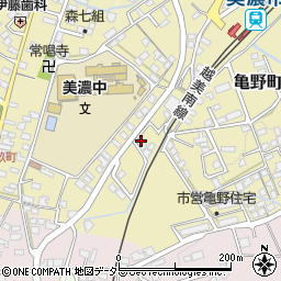 岐阜県美濃市3955-17周辺の地図
