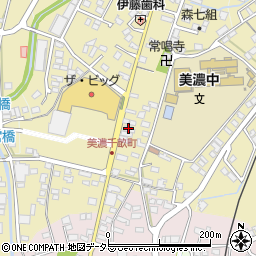 岐阜県美濃市千畝町2782周辺の地図