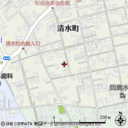 鳥取県境港市清水町678-2周辺の地図