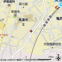 岐阜県美濃市4002周辺の地図