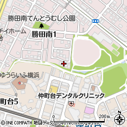 神奈川県横浜市都筑区勝田南1丁目16-5周辺の地図