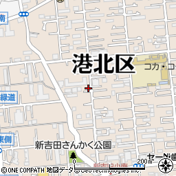 リバーサイド新吉田周辺の地図