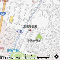 正法寺会館周辺の地図
