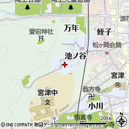 京都府宮津市池ノ谷周辺の地図