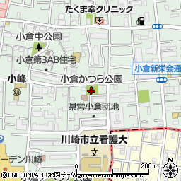 小倉かつら公園周辺の地図