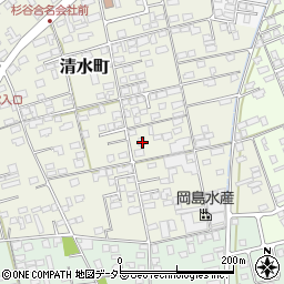 鳥取県境港市清水町620-4周辺の地図