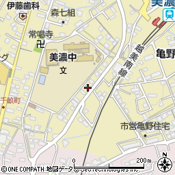 岐阜県美濃市広岡町4002-3周辺の地図