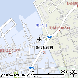 鳥取県境港市外江町1631-1周辺の地図