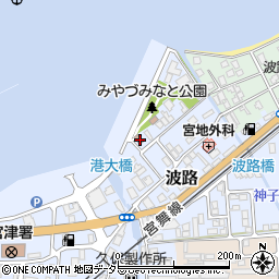 舞鶴税関支署宮津出張所周辺の地図