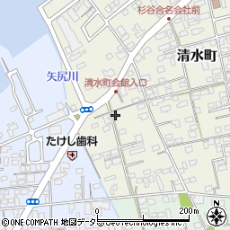 鳥取県境港市清水町908周辺の地図