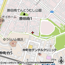 神奈川県横浜市都筑区勝田南1丁目16-7周辺の地図