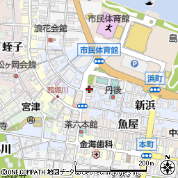 日本三景天橋立高島屋周辺の地図
