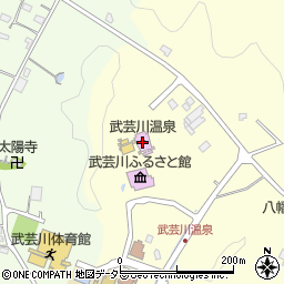 武芸川温泉周辺の地図