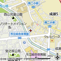 横浜町田ファミリーホール周辺の地図