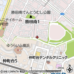 神奈川県横浜市都筑区勝田南1丁目16-9周辺の地図