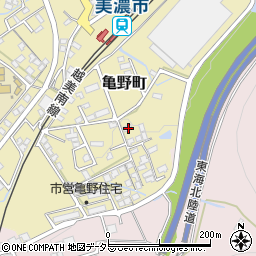 岐阜県美濃市3989周辺の地図