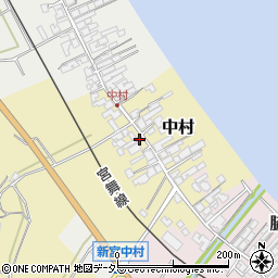 京都府宮津市中村206周辺の地図