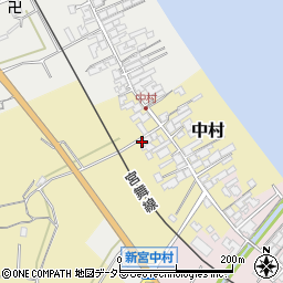 京都府宮津市中村209周辺の地図