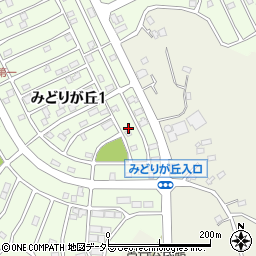 千葉県大網白里市みどりが丘1丁目31周辺の地図