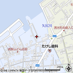 鳥取県境港市外江町1648-21周辺の地図