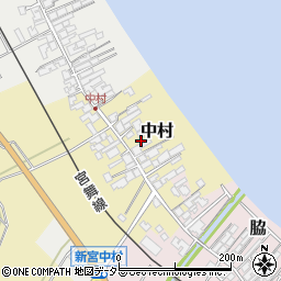 京都府宮津市中村249周辺の地図