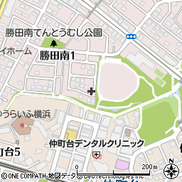 神奈川県横浜市都筑区勝田南1丁目16-32周辺の地図