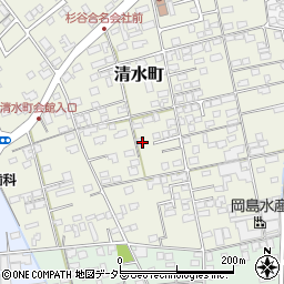 鳥取県境港市清水町647-2周辺の地図