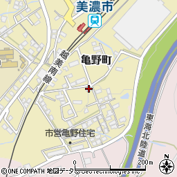 岐阜県美濃市3987周辺の地図