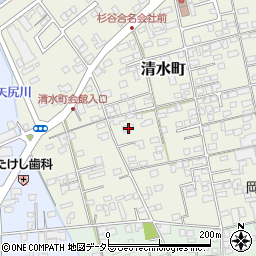 鳥取県境港市清水町681周辺の地図