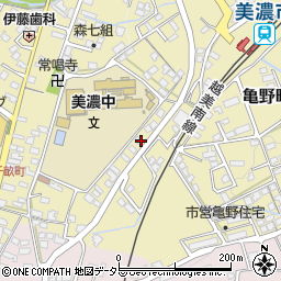 岐阜県美濃市広岡町3956周辺の地図