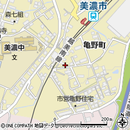 岐阜県美濃市3967周辺の地図