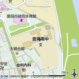 豊岡市立豊岡南中学校周辺の地図