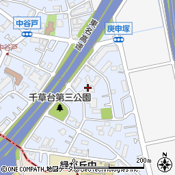 神奈川県横浜市青葉区千草台46周辺の地図