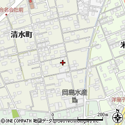 鳥取県境港市清水町629周辺の地図