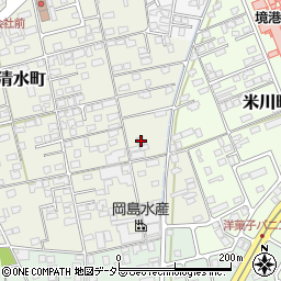 鳥取県境港市清水町627周辺の地図