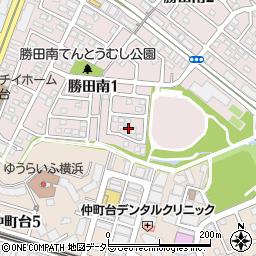 神奈川県横浜市都筑区勝田南1丁目16-34周辺の地図
