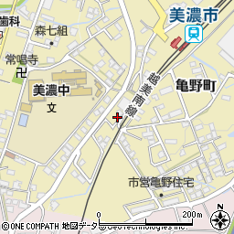 岐阜県美濃市3955周辺の地図