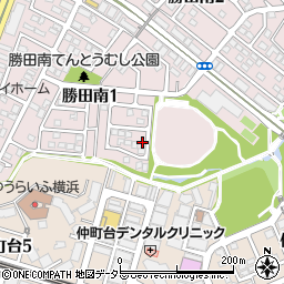 神奈川県横浜市都筑区勝田南1丁目16-31周辺の地図