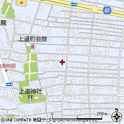 鳥取県境港市上道町589-1周辺の地図