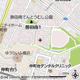 神奈川県横浜市都筑区勝田南1丁目16-36周辺の地図