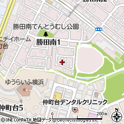 神奈川県横浜市都筑区勝田南1丁目16-35周辺の地図