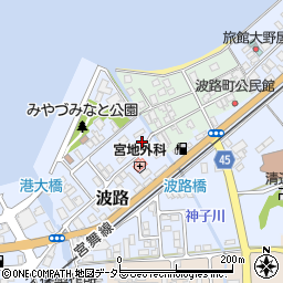 京都府宮津市波路2350-2周辺の地図