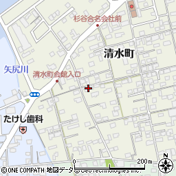 鳥取県境港市清水町684周辺の地図